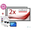 ZESTAW DUET 2 x monitor interaktywny MYBOARD 75"+ 65"