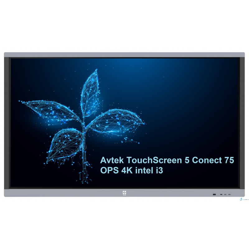 Zestaw interaktywny monitor interaktywny Avtek TouchScreen 5 Conect 75 + komputer OPS 4K intel i3