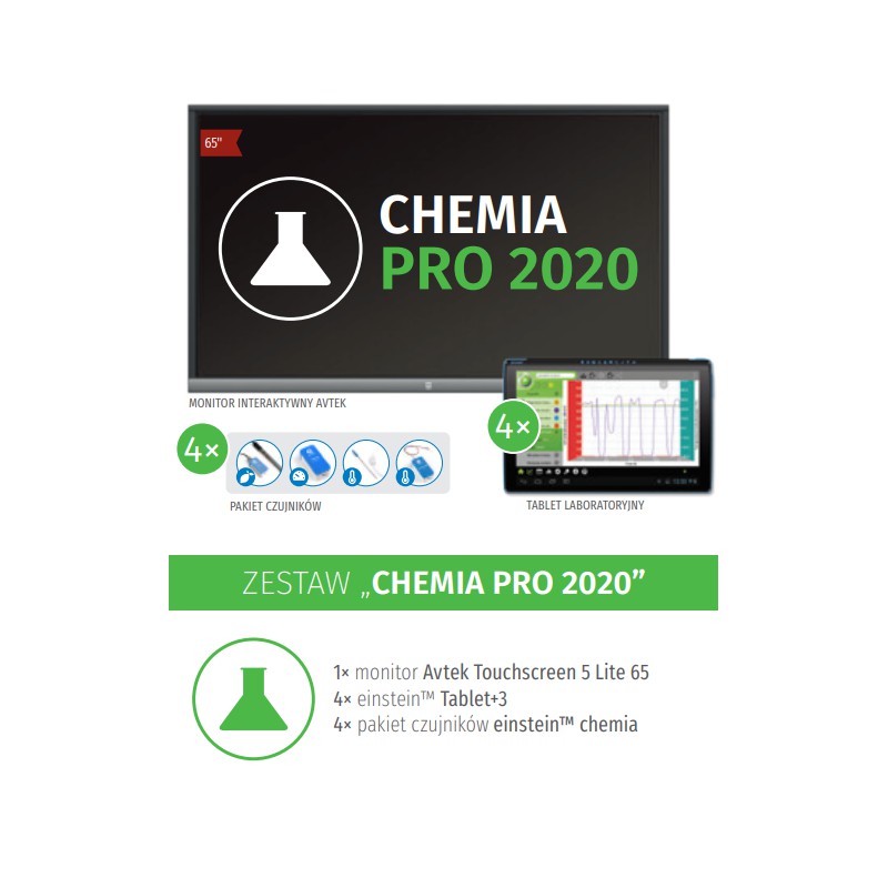 Laboratorium cyfrowe Zestaw CHEMIA PRO 2020