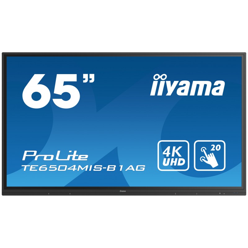 Monitor interaktywny 65" IIyama ProLite TE6504MIS-B1AG 65" 24/7, 4K, AntiGlare, iiWare (Andorid)