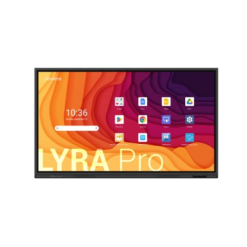Monitor interaktywny Newline Lyra Pro 65" Android 13, 8GB RAM, certyfikat Google EDLA